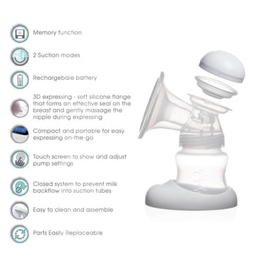Petite Portable Single Electric Breast Pump